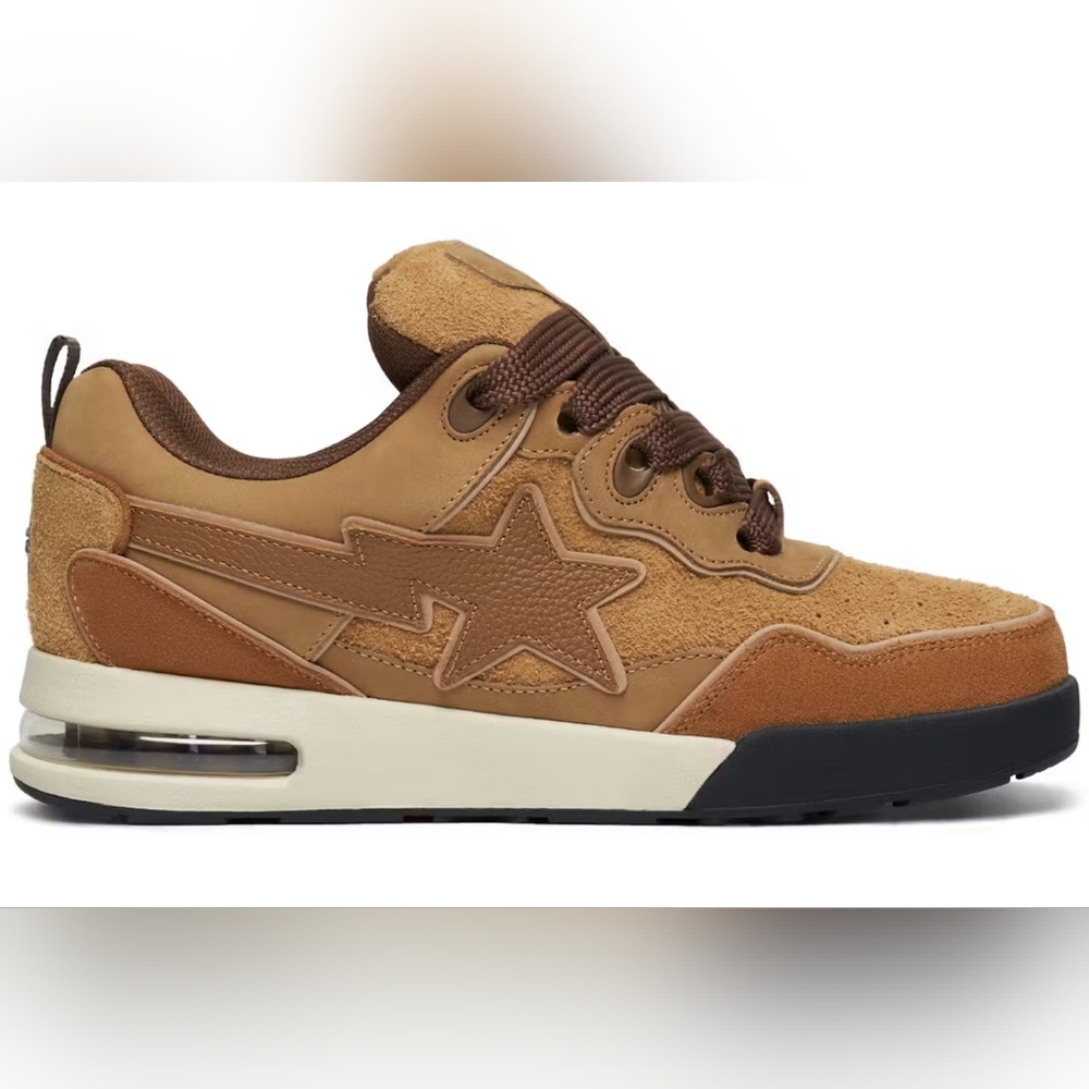 Bathing Ape Flip Sta Brown Mens Size 12
